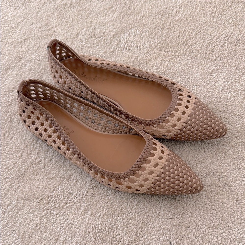 Splendid Woven Cap Toe Flats